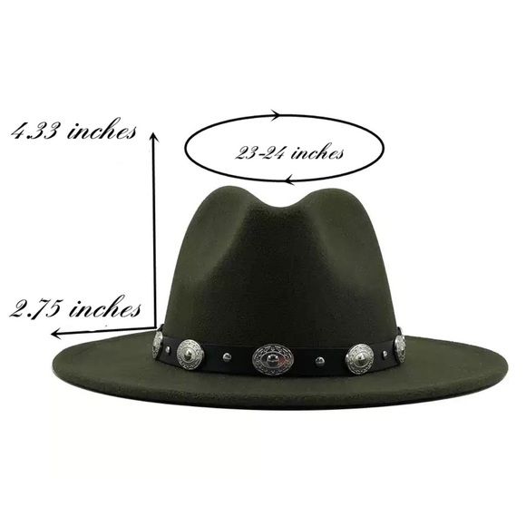 Gypsy Western Concho Cowgirl Hat - Picture 2 of 6